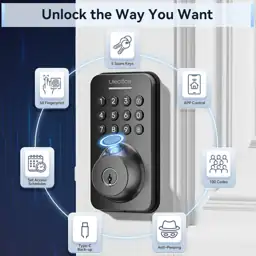 U68 Fingerprint Keypad Deadbolt with… — Photo 2