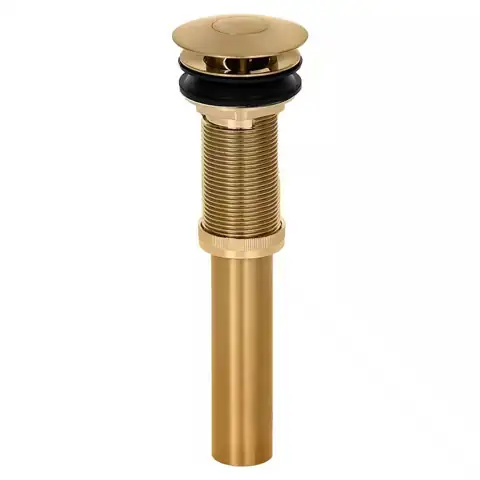 2-in-1 Brass Sink Drain -… — Photo 1