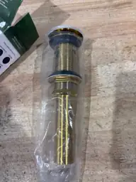 2-in-1 Brass Sink Drain -… — Photo 3