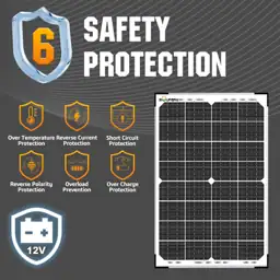 30W12V Solar Battery Charger Battery… — Photo 2