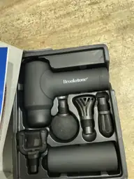 Brookstone Deep Tissue Massage Gun… — Photo 4