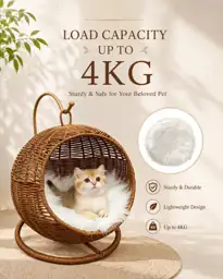 Wicker Cat Bed Indoor &… — Photo 2