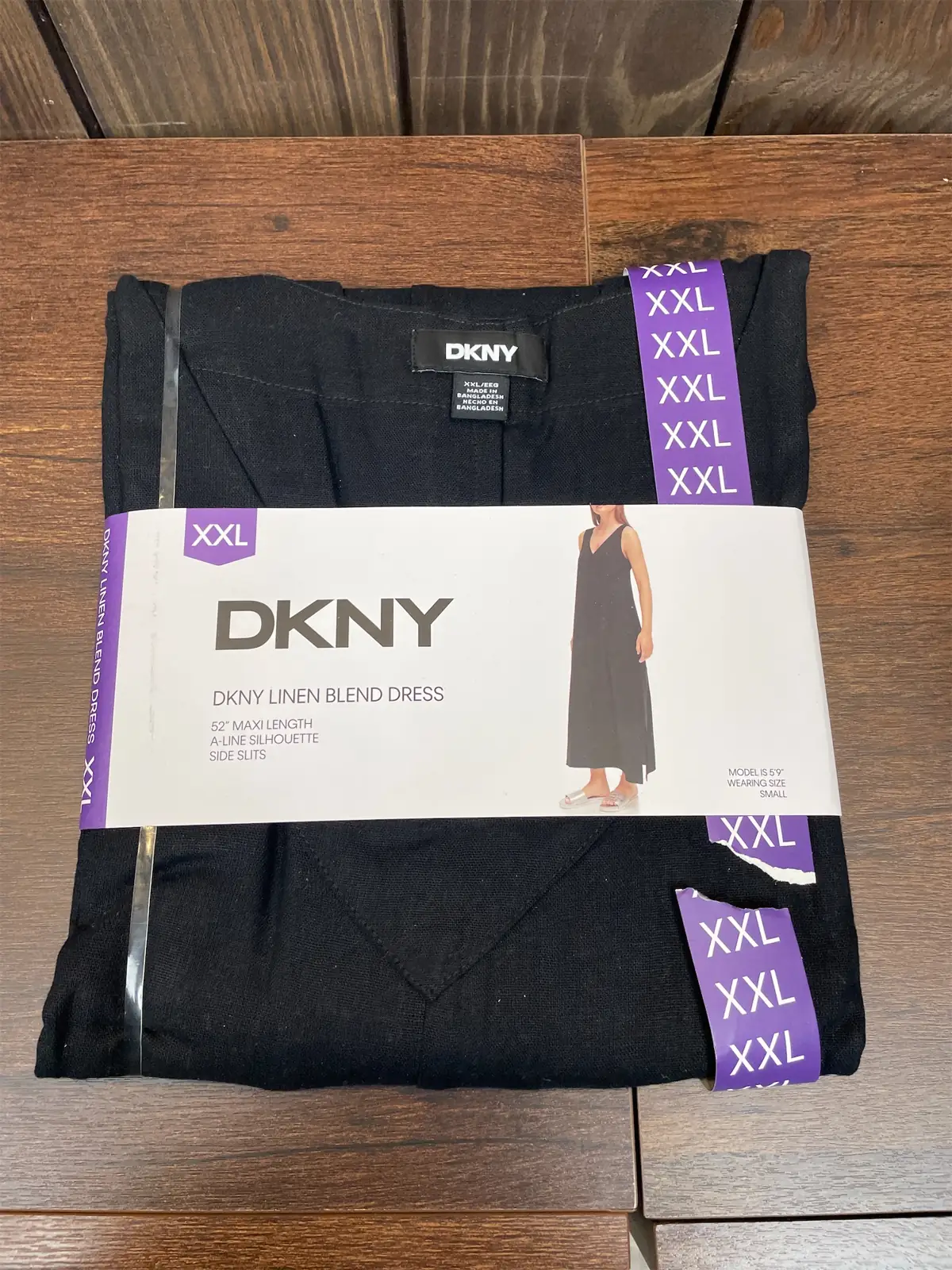 DKNY Linen Blend Dress — Photo 1