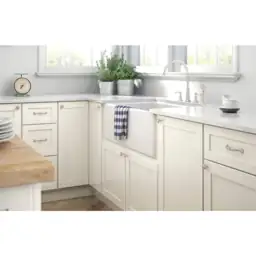 Half Round Spoon Foot 3 in. (76 mm) Traditional Satin Nickel Cabinet ...