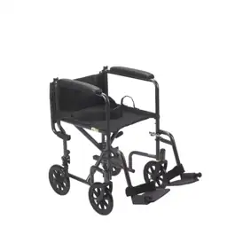 Lightweight Steel Transport Wheelchair with… — Photo 2