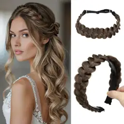 CJL HAIR 2Pcs Braided Headbands… — Photo 1