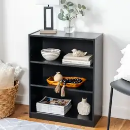 Mainstays 3-Shelf Bookcase with Adjustable… — Photo 2