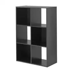 Mainstays 6-Cube Storage Organizer, Black — Photo 2