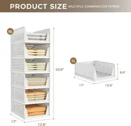 Pinkpum 6 Pack Closet Organizer… — Photo 2