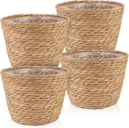 4 Pcs Large Seagrass Planter… — Photo 1