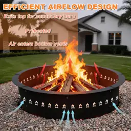 BigXwell Smokeless Fire Pit Ring… — Photo 2