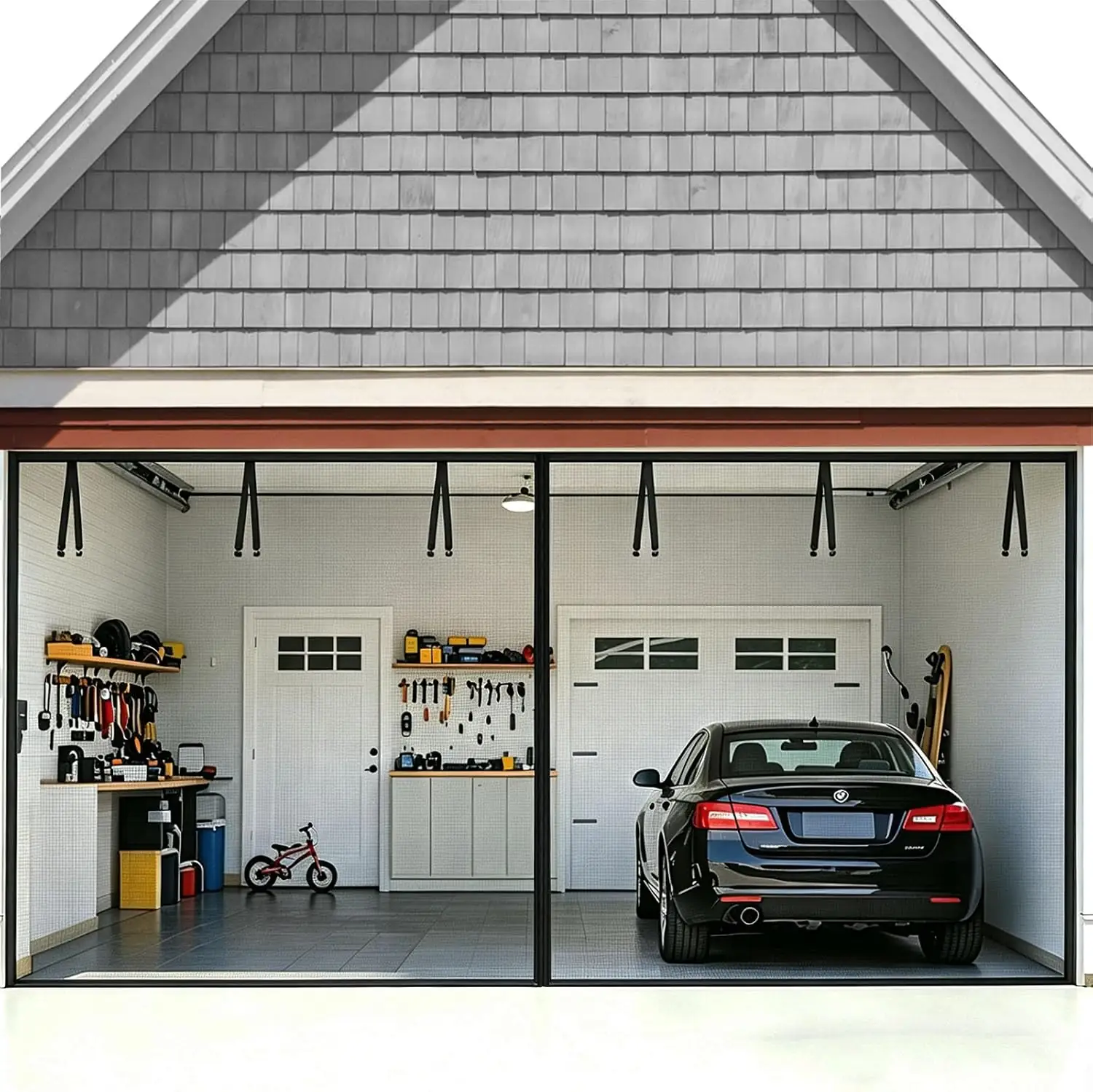 FEGO 16x7FT Garage Door Screen,… — Photo 1