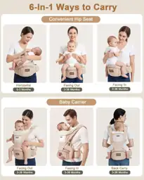 Baby Carrier with Hip Seat,… — Photo 2