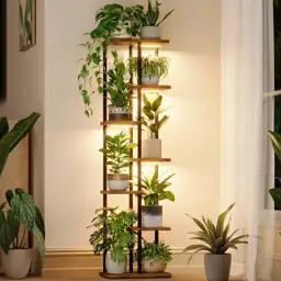 Bamworld Plant Stand with Grow… — Photo 1