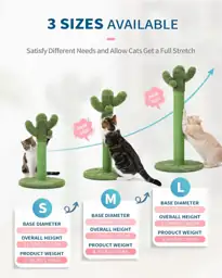 Made4Pets Cactus Cat Scratching Post… — Photo 2