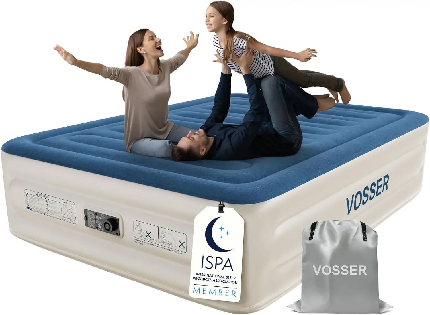 VOSSER Air Mattress Queen with… — Photo 1