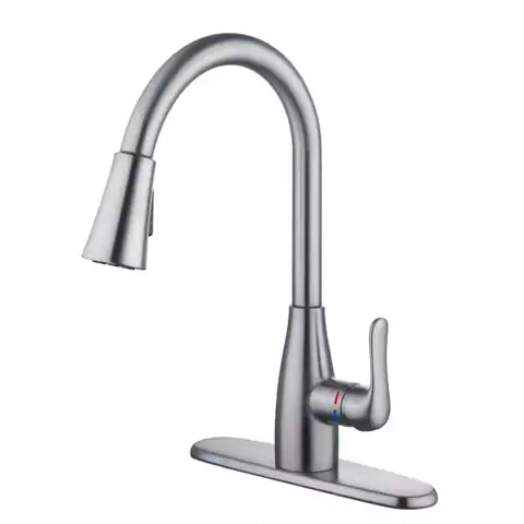McKenna Single-Handle Pull-Down Kitchen Faucet… — Photo 1