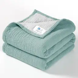 lulumoon Muslin Baby Blanket Neutral:… — Photo 1