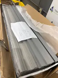Slatwall Panel 4x8FT, Interlocking PVC… — Photo 3