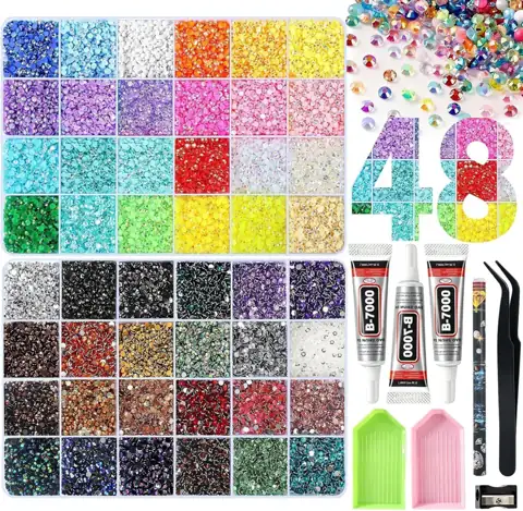 48 Colors 48000 PCS Resin… — Photo 1