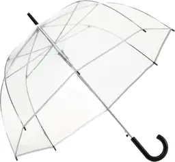 ShedRain Scalloped Clear Dome Umbrella,… — Photo 1
