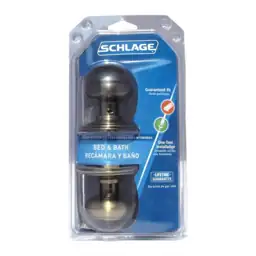 Schlage Georgian Antique Brass Privacy… — Photo 1