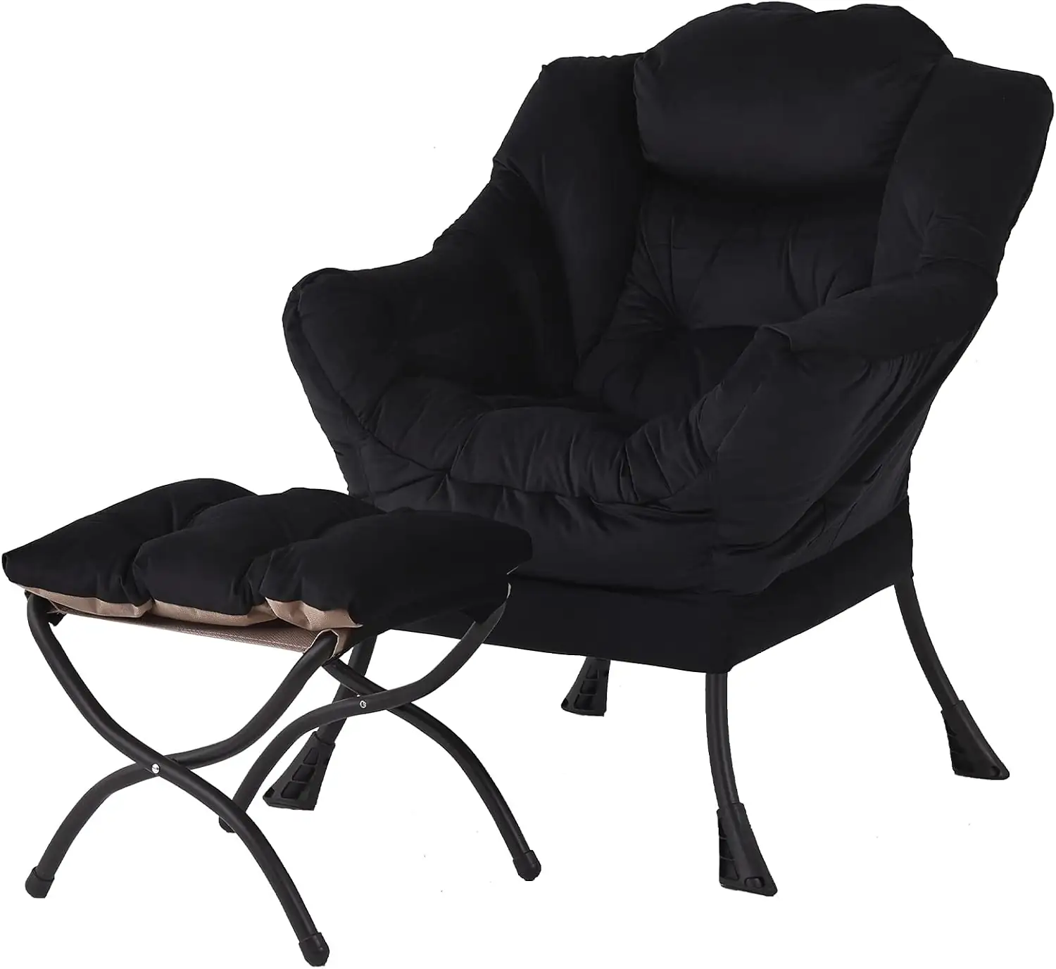 Welnow Lazy Chair with Ottoman,… — Photo 1