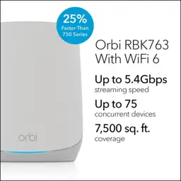 Netgear Orbi RBK763-100NAR AX5400 Tri-band… — Photo 2