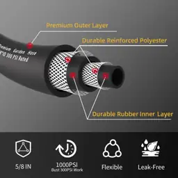 Heavy Duty Garden Hose 150ft… — Photo 2