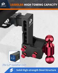 Adjustable Trailer Hitch for 2.5"… — Photo 2