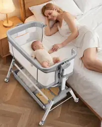 3-in-1 Baby Bassinet Bedside Sleeper… — Photo 1