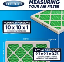 10x10x1 MERV 13 Filters, 6-Pack,… — Photo 2