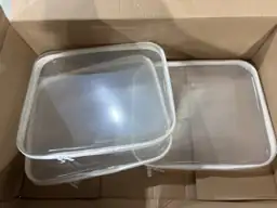 3PCS Clear Hard Shell Zipper… — Photo 3