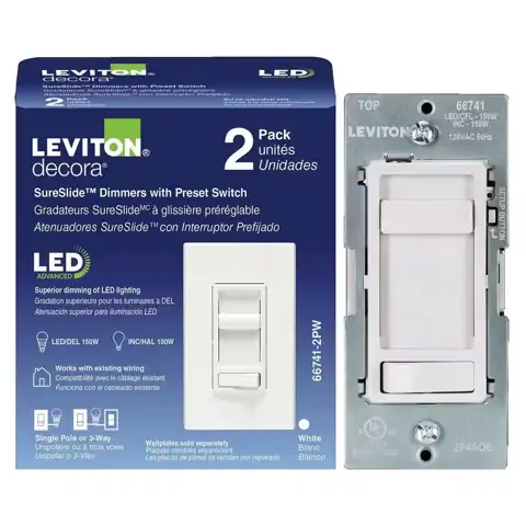 Leviton SureSlide LED Advanced Dimmer… — Photo 1