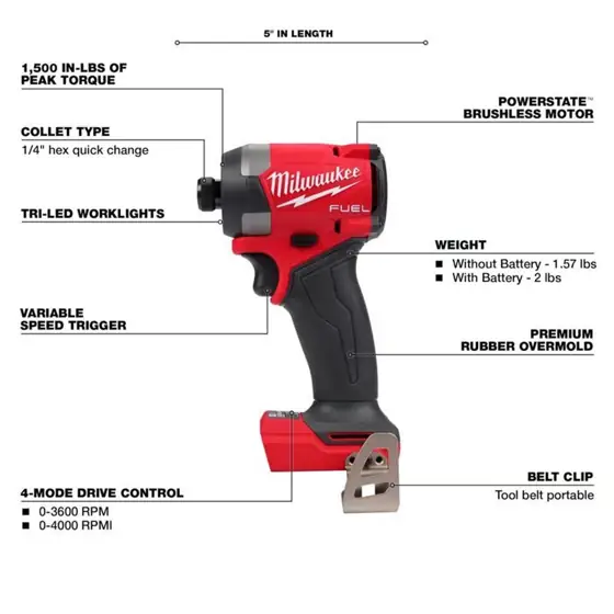 Milwaukee M18 FUEL 1/4 in.… — Photo 2