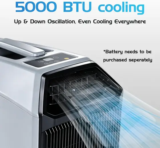 Portable Air Conditioner 5000BTU, 110V,… — Photo 2