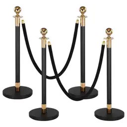 VEVOR Stanchion Post Set, 4… — Photo 1