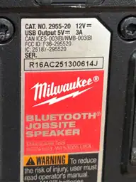 Milwaukee M12 Wireless Bluetooth Speaker — Photo 5