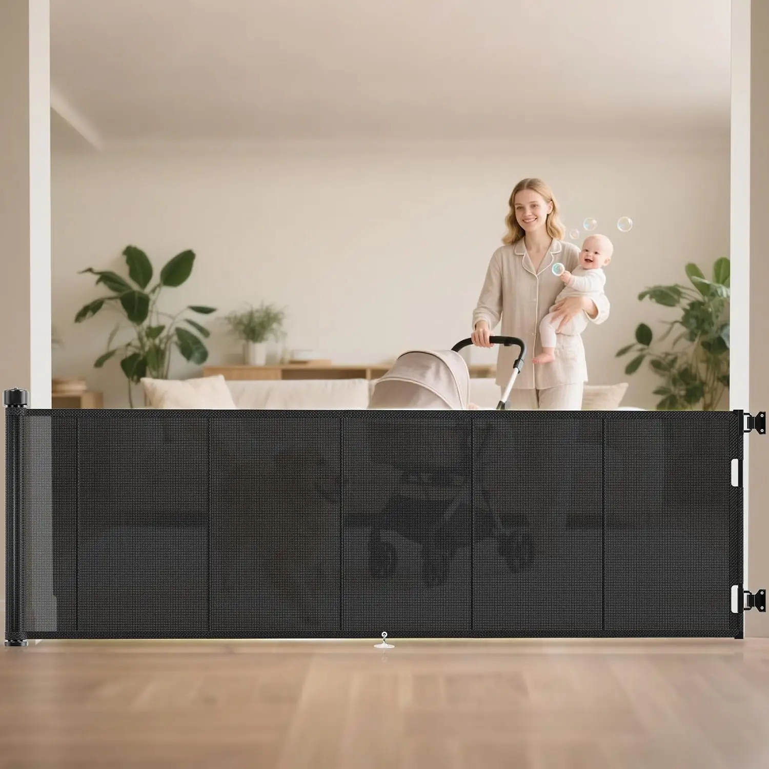 Miumoon 120 inch Reinforced Retractable… — Photo 1