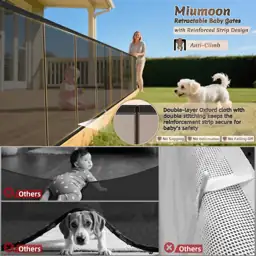 Miumoon 120 inch Reinforced Retractable… — Photo 2
