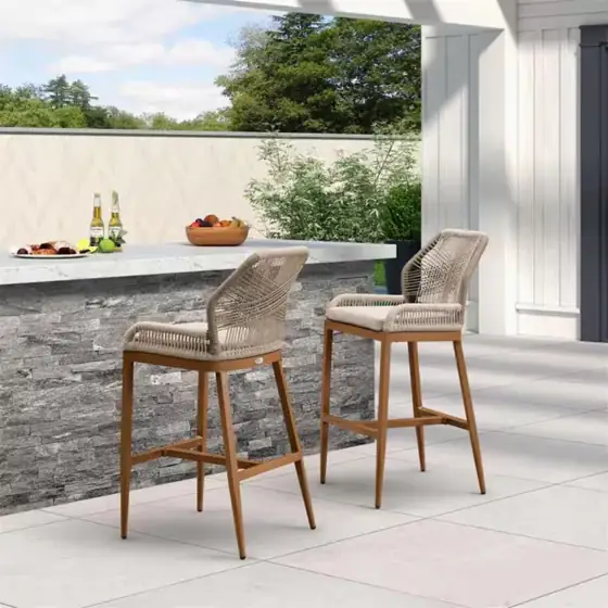 Modern Aluminum Twill Wicker Woven… — Photo 1