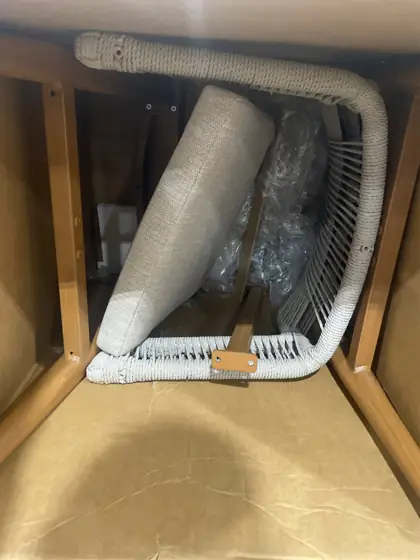Modern Aluminum Twill Wicker Woven… — Photo 6