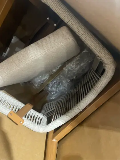 Modern Aluminum Twill Wicker Woven… — Photo 7
