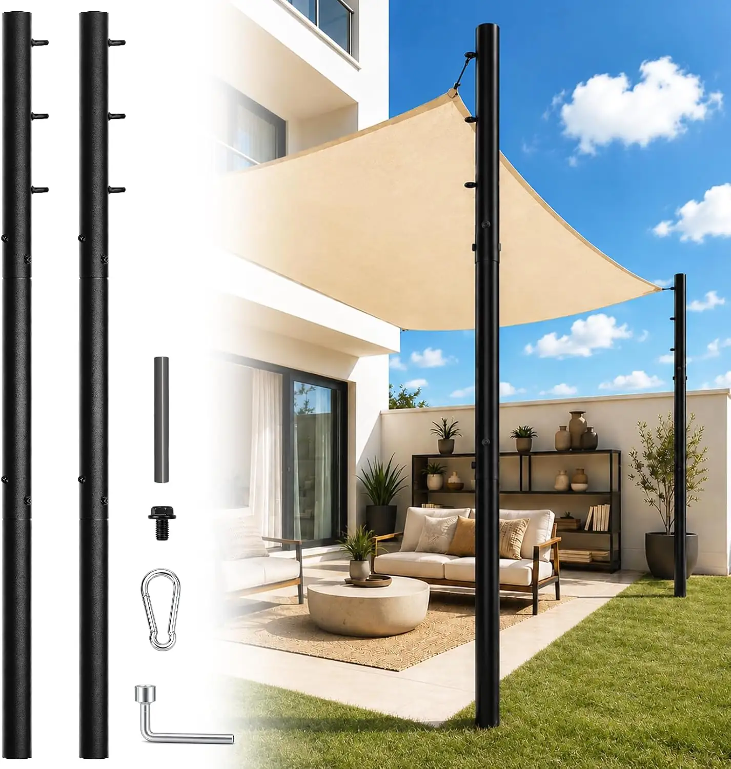 2 Pack 12 Ft Shade… — Photo 1