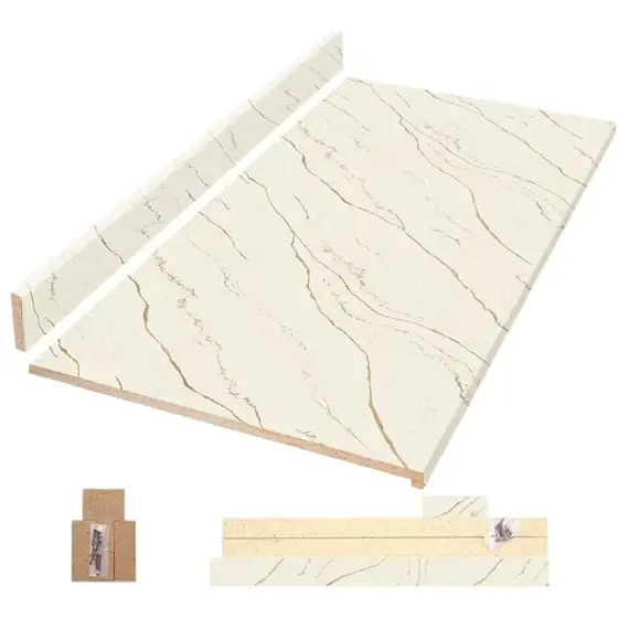 6-ft Straight Laminate Countertop Kit… — Photo 1