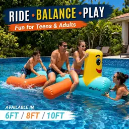 6'/8'/10' Inflatable Fun Pool Floats,… — Photo 2