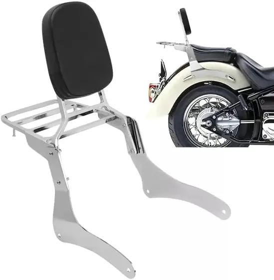 Leather Backrest Sissy Bar +… — Photo 1