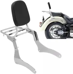 Leather Backrest Sissy Bar +… — Photo 1