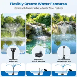 Antfraer 100W Solar Pond Pump,… — Photo 2
