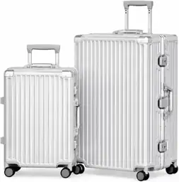 AnyZip 2-Piece Aluminum Frame Carry-On… — Photo 1